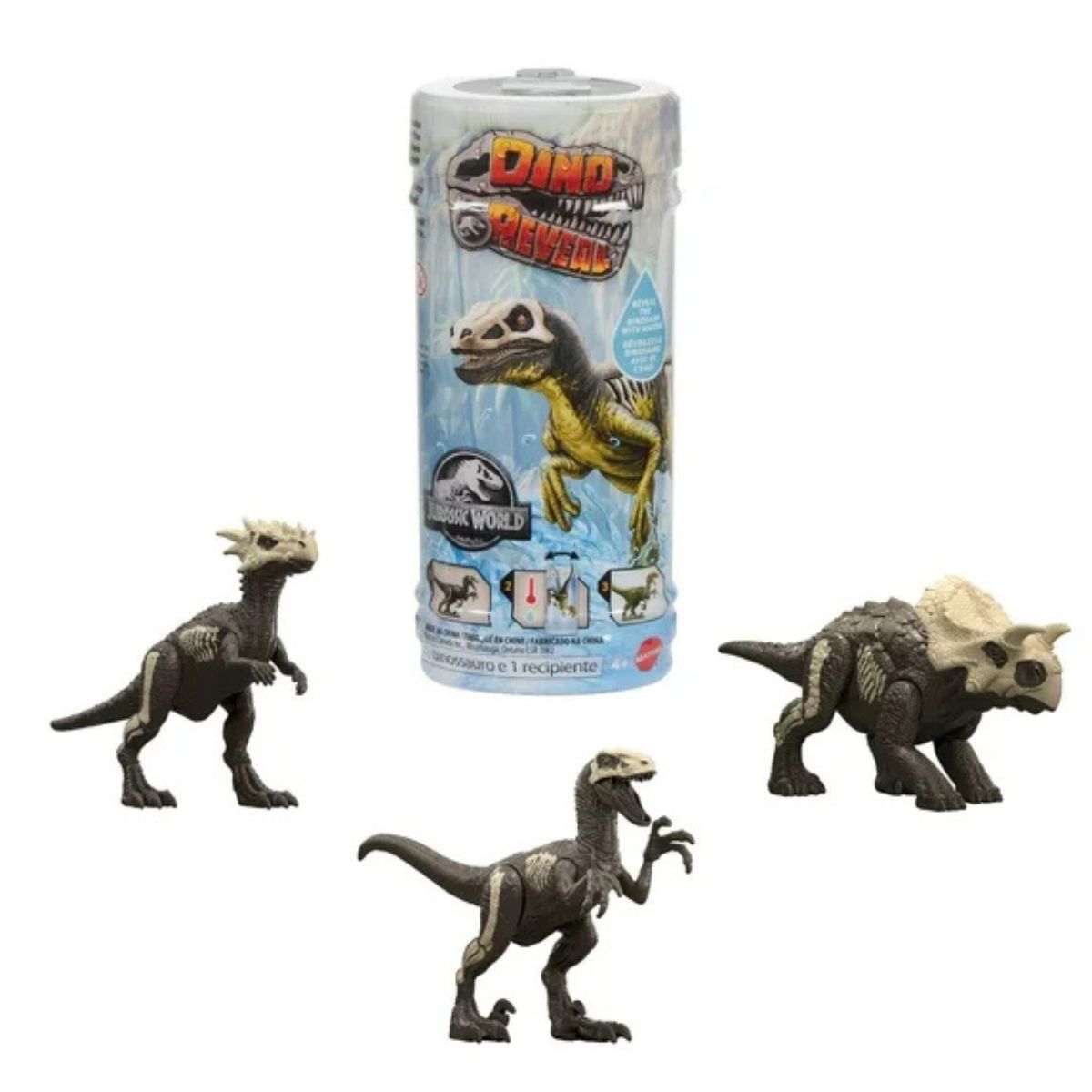 Mattel Jurassic World Dino Reveal Color Change Dinosaur, 1 Mystery Dinosaur