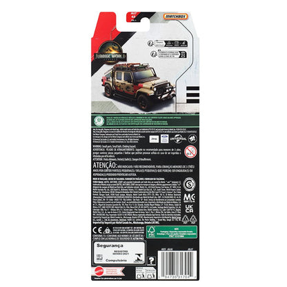 Matchbox Jurassic World Rebirth Car, Truck & Dinosaur Car 5 Pack 1:64 Scale, Adventure Seekers