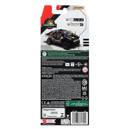 Matchbox Jurassic World Rebirth Car, Truck & Dinosaur Car 5 Pack 1:64 Scale, Rapid Getaway Unit