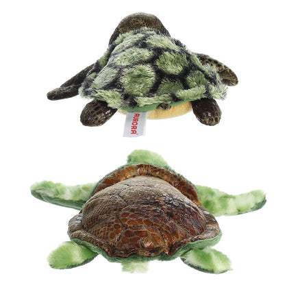 Aurora® Mini Flopsie™ Sealife Duo 8" Inch Plush Set, Splish & Splish-Splash Sea Turtle