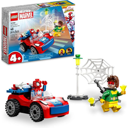 LEGO® Marvel Spidey and his Amazing Friends Spider-Man's Car and Doc Ock 10789 Building Kit, 48 Pieces