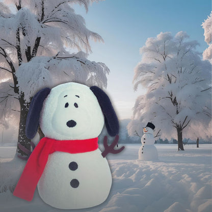 Aurora® Peanuts Snowman Snoopy Snow Beagle™ 8 Inch Stuffed Animal Toy