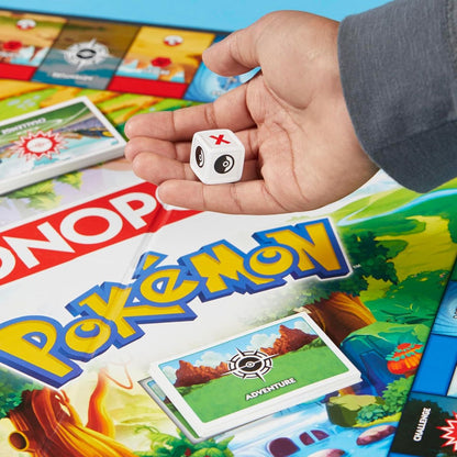 Monopoly Pokémon Edition Board Game 2 to 4 Players, Ages 8+