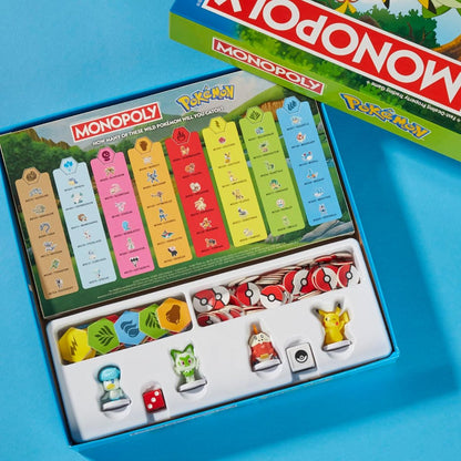 Monopoly Pokémon Edition Board Game 2 to 4 Players, Ages 8+
