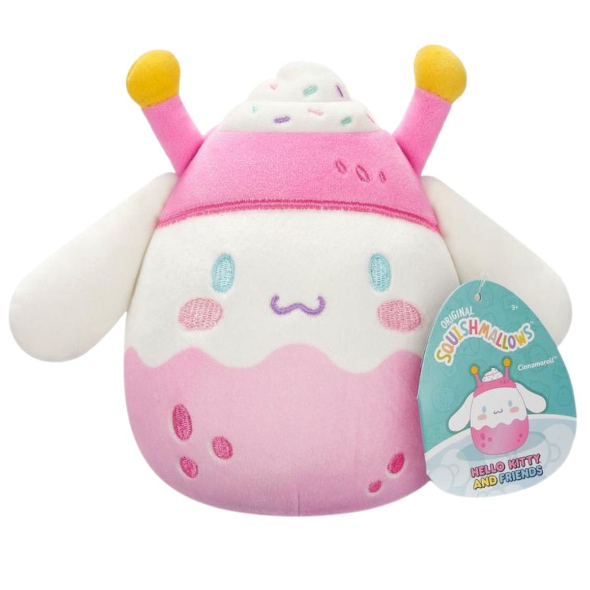 Squishmallows Official Kellytoy 8" Hello Kitty & Friends Cinnamoroll, Dreamland Series