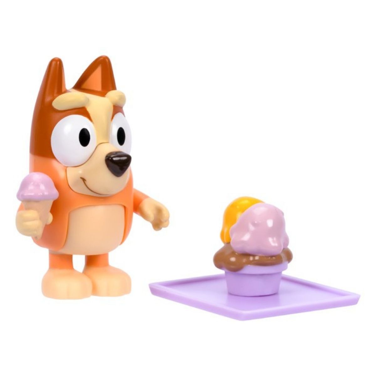 Bluey Story Starter Pack, Bingo & Ice Cream 3" Inch Toy Figure