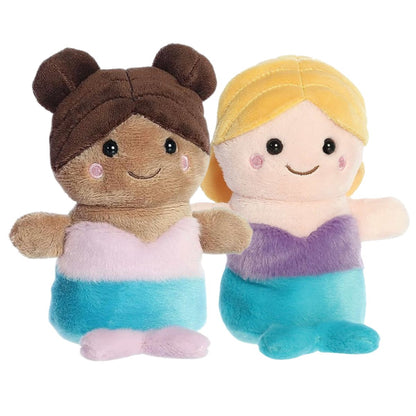 Aurora® Palm Pals™ Mythical Duo 5" Inch Plush Set, Oceana Mermaid & Serena Mermaid