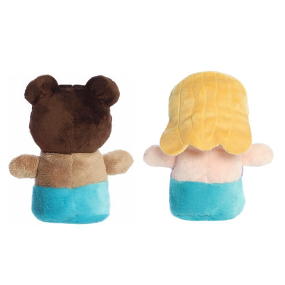 Aurora® Palm Pals™ Mythical Duo 5" Inch Plush Set, Oceana Mermaid & Serena Mermaid