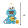 Sesame Street Cookie Monster 12 Inch On-the-Go Teether Activity Toy