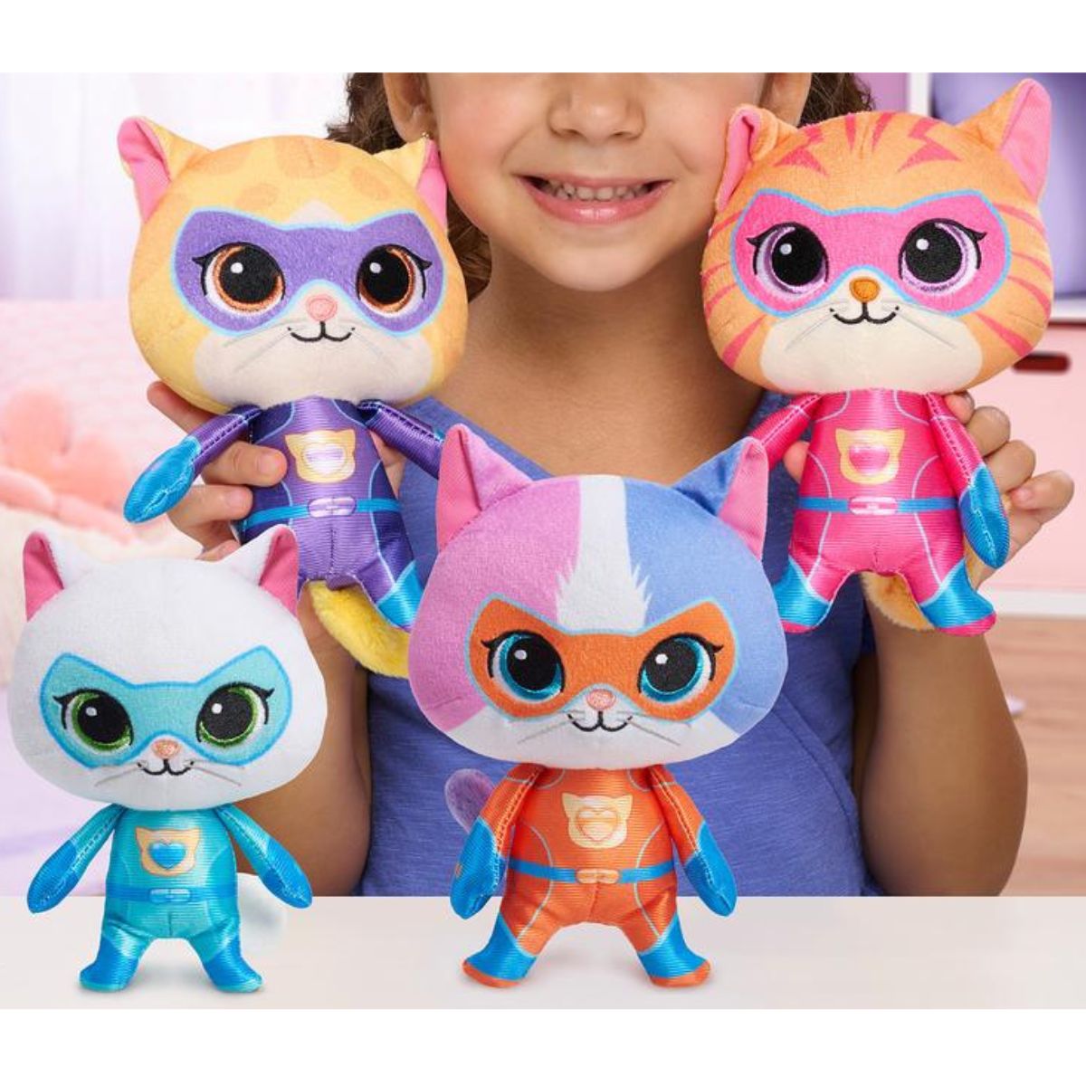 Disney Junior SuperKitties Su-Purr Charged 7" inch Buddy Stuffed Animal Plush Toy