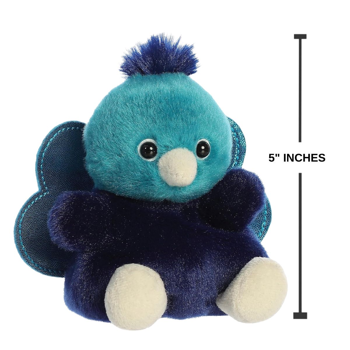 Aurora® Palm Pals™ Elton Peacock™ 5 Inch Stuffed Animal Toy