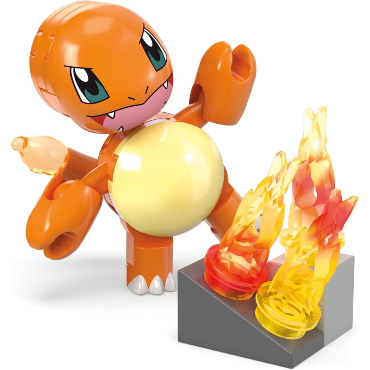 MEGA Pokemon Charmander’s Fire-Type Spin (Build with Motion, 81 Pieces), Ages 6+