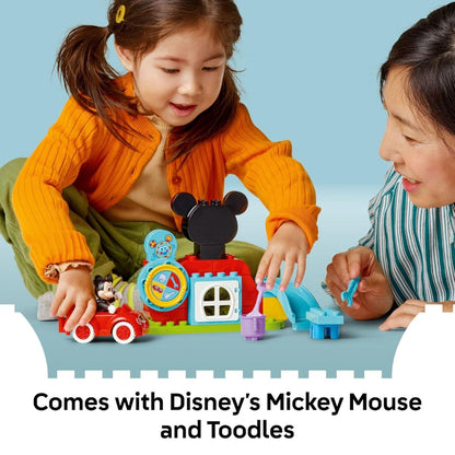 LEGO® DUPLO® Disney Mickey Mouse Clubhouse & Car Building Toy Playset 10454, 27 Pieces