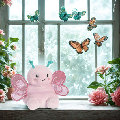 Aurora® Palm Pals™ Petunia Butterfly™ 5 Inch Stuffed Animal Toy #1-151 Critters