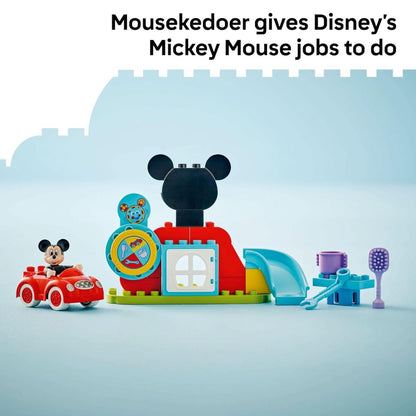 LEGO® DUPLO® Disney Mickey Mouse Clubhouse & Car Building Toy Playset 10454, 27 Pieces