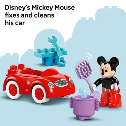 LEGO® DUPLO® Disney Mickey Mouse Clubhouse & Car Building Toy Playset 10454, 27 Pieces