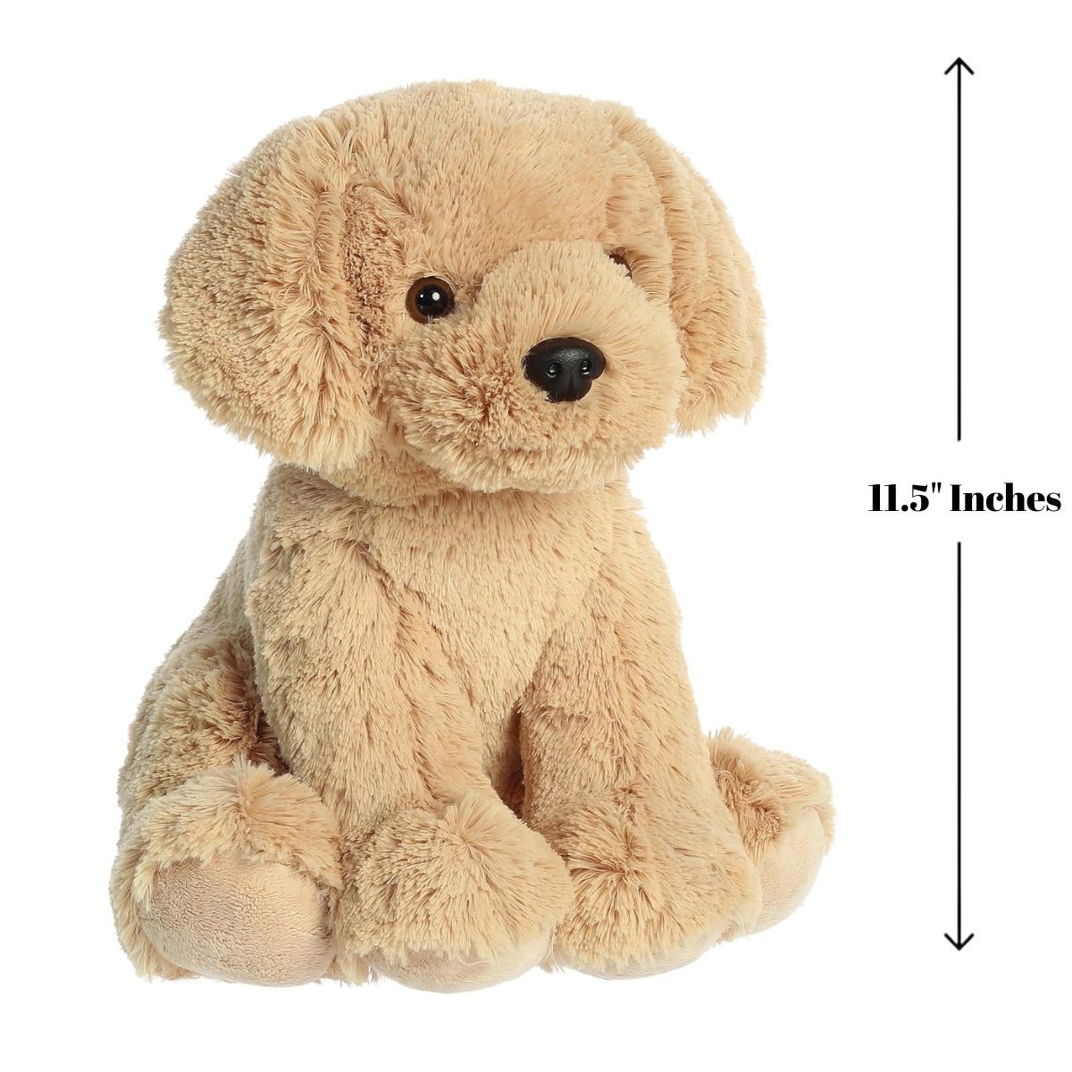 Aurora® Adorable 11.5" Inch Stuffed Animal Plush Toy, Golden Lab Labrador