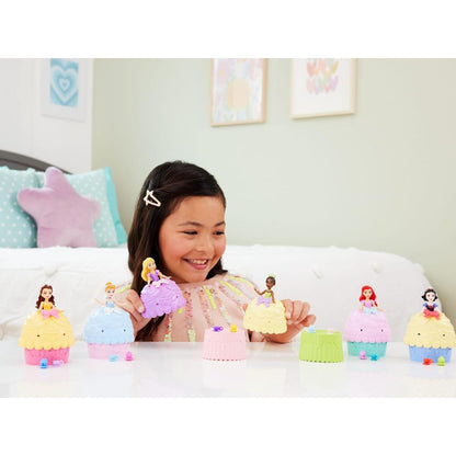 Disney Princess Sweet Scented Cupcake Doll Reveal , 1 Mystery Mini Doll