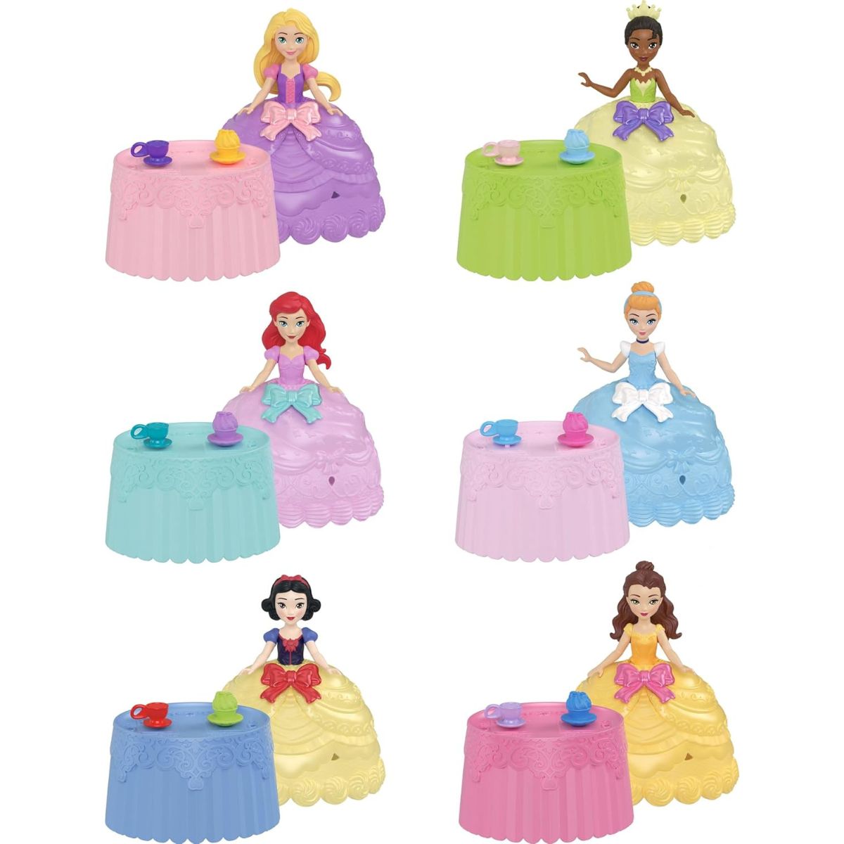 Disney Princess Sweet Scented Cupcake Doll Reveal , 1 Mystery Mini Doll