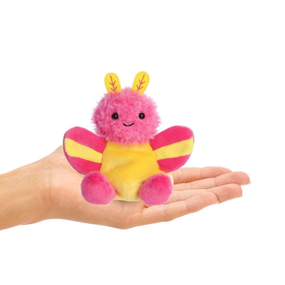Aurora® Palm Pals™ Astrid Rosy Maple Moth™ 5 Inch Stuffed Animal Toy #1-566 Critters