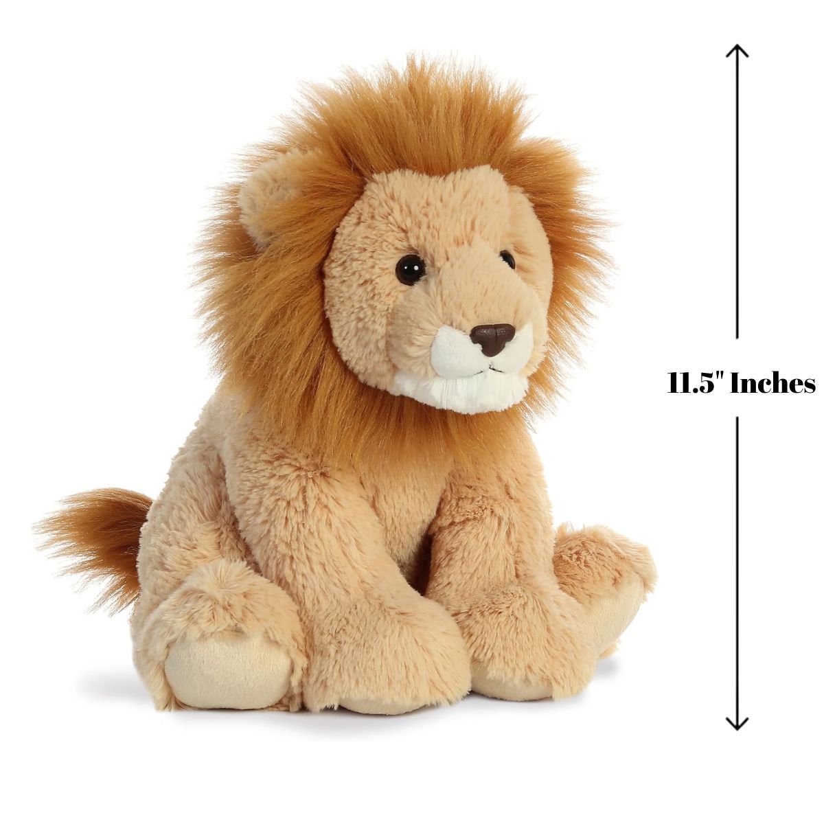 Aurora® Adorable 11.5" Inch Stuffed Animal Plush Toy, Lion