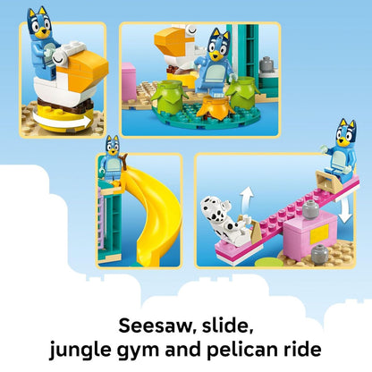 LEGO® Bluey Playground Fun with Bluey and Chloe Building Toy Playset 11201 - 104 Pieces