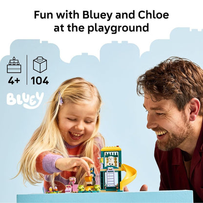 LEGO® Bluey Playground Fun with Bluey and Chloe Building Toy Playset 11201 - 104 Pieces