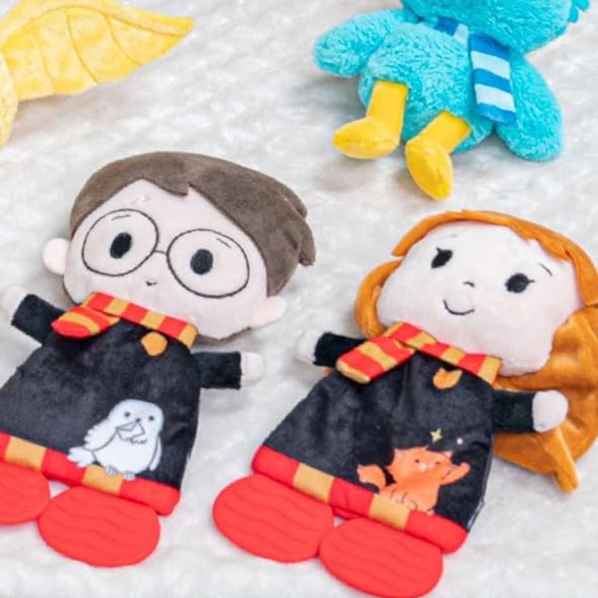 Harry Potter 9.5" Inch Sensory Crinkle Blanky & Teether Feet Activity Toy