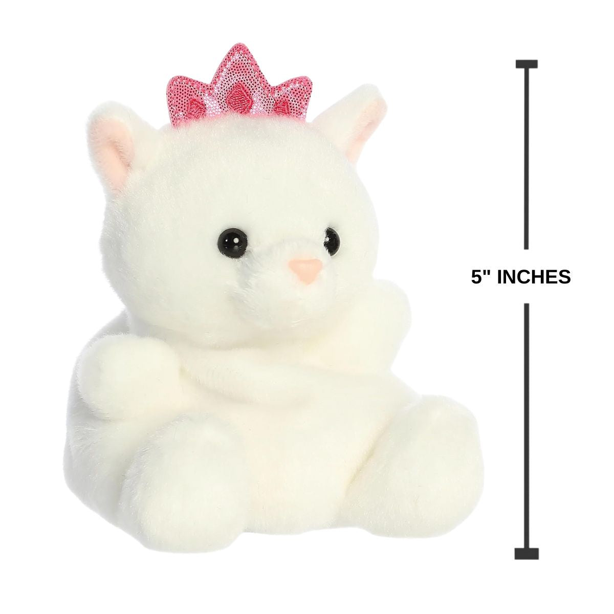 Aurora® Palm Pals™ Priscilla Princess Kitty™ 5 Inch Stuffed Animal Toy #1-443 Pet