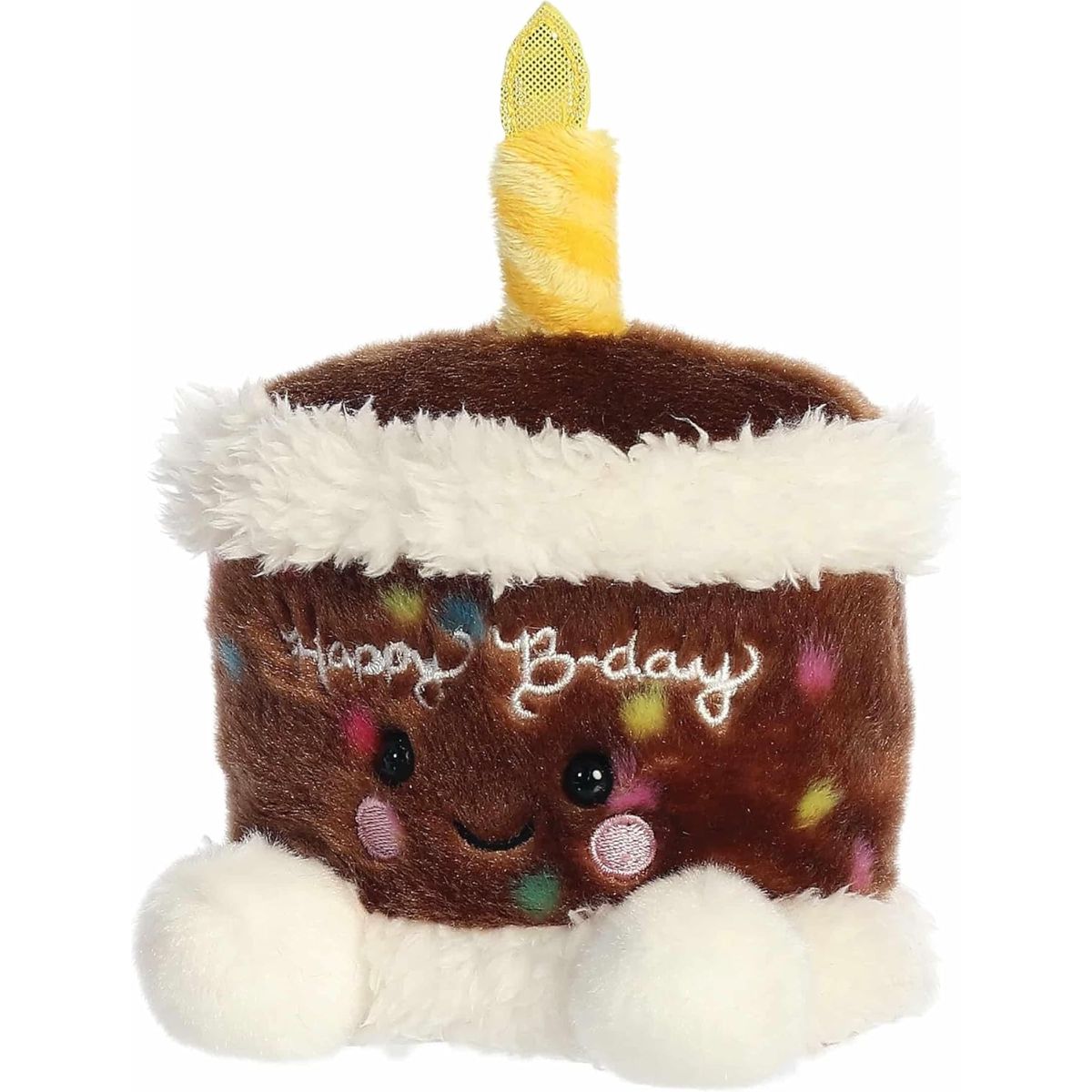Aurora® Palm Pals™ Choco B'Day Birthday Cake™ 5 Inch Stuffed Animal Toy #1-558 Cravings