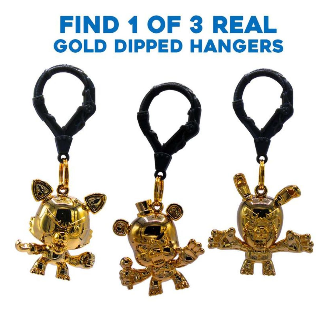Five Nights at Freddy’s 2.5 Inch Mystery Movie Backpack Hangers Clip-On Figure, 1 Random