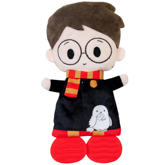 Harry Potter 9.5" Inch Sensory Crinkle Blanky & Teether Feet Activity Toy