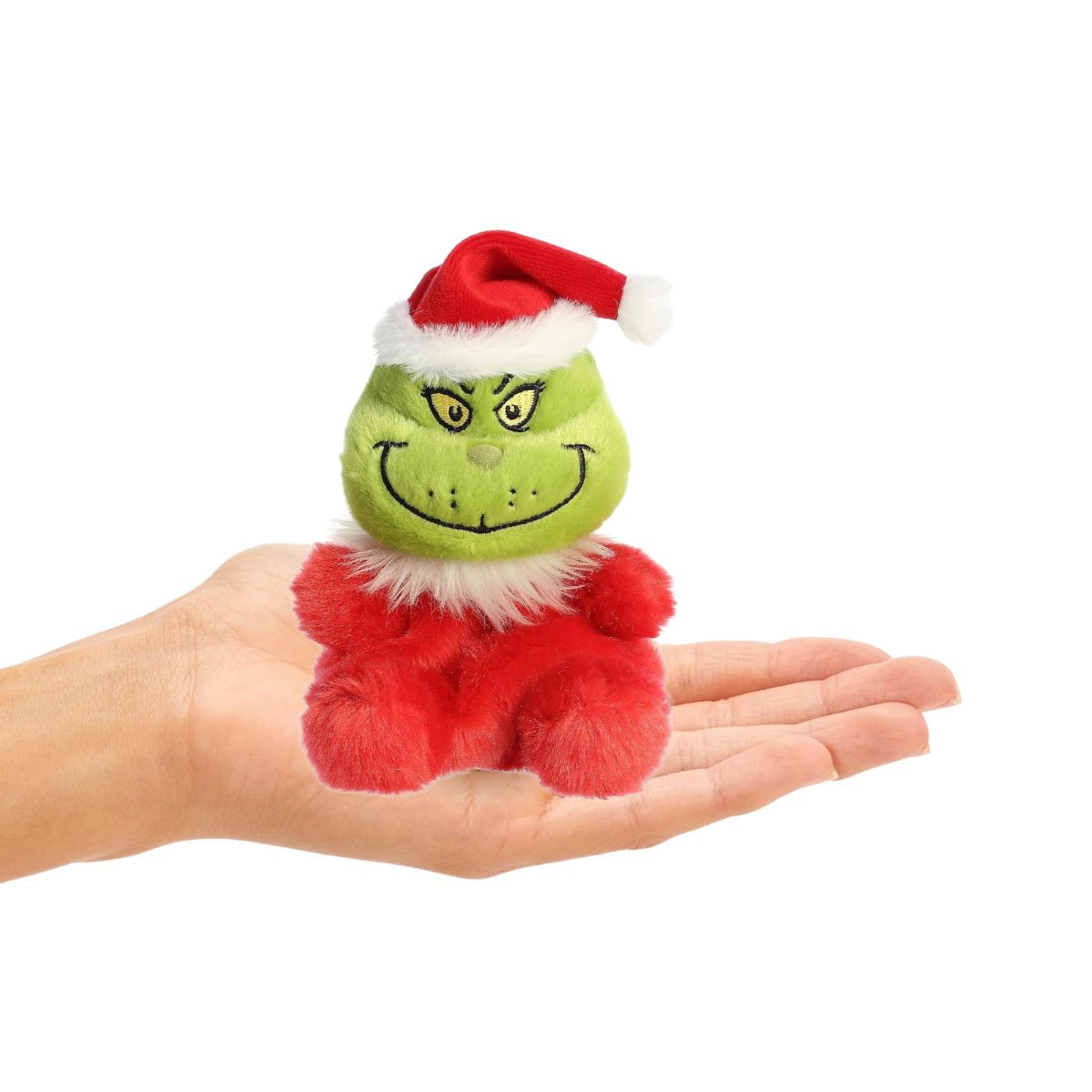 Aurora® Palm Pals™ Santa Grinch, How the Grinch Stole Christmas™ 5 Inch Stuffed Animal Toy