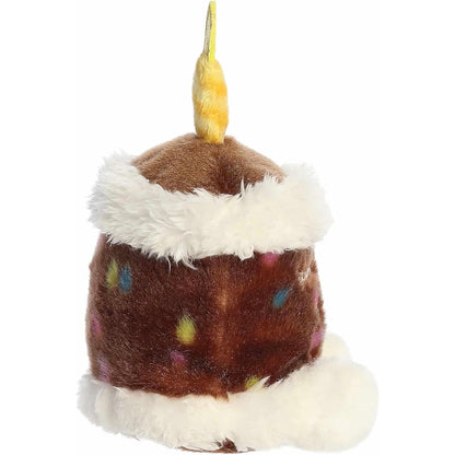 Aurora® Palm Pals™ Choco B'Day Birthday Cake™ 5 Inch Stuffed Animal Toy #1-558 Cravings