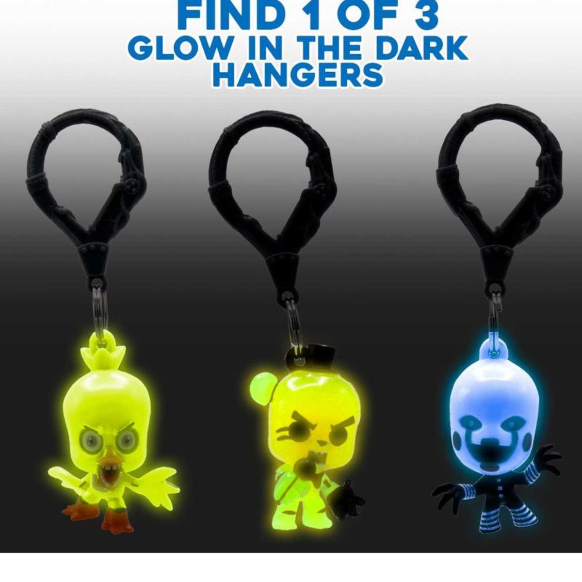 Five Nights at Freddy’s 2.5 Inch Mystery Movie Backpack Hangers Clip-On Figure, 1 Random