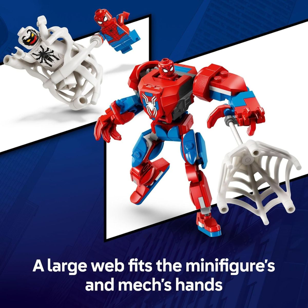 LEGO® Marvel Spider-Man Mech vs. Anti-Venom Building Kit 76308, 107 Pieces