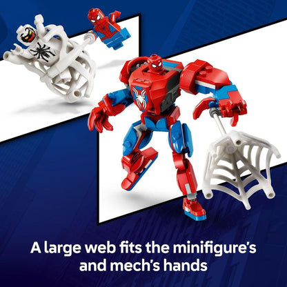 LEGO® Marvel Spider-Man Mech vs. Anti-Venom Building Kit 76308, 107 Pieces