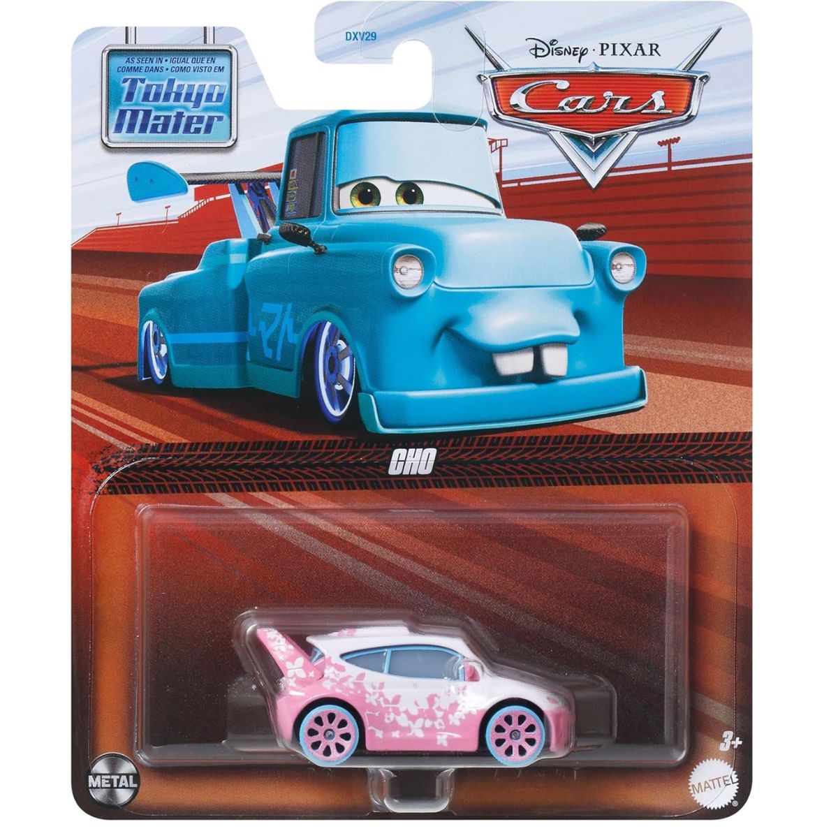 Disney Pixar Cars Tokyo Mater Character Cho  Die-Cast Vehicle Car, Scale 1:55
