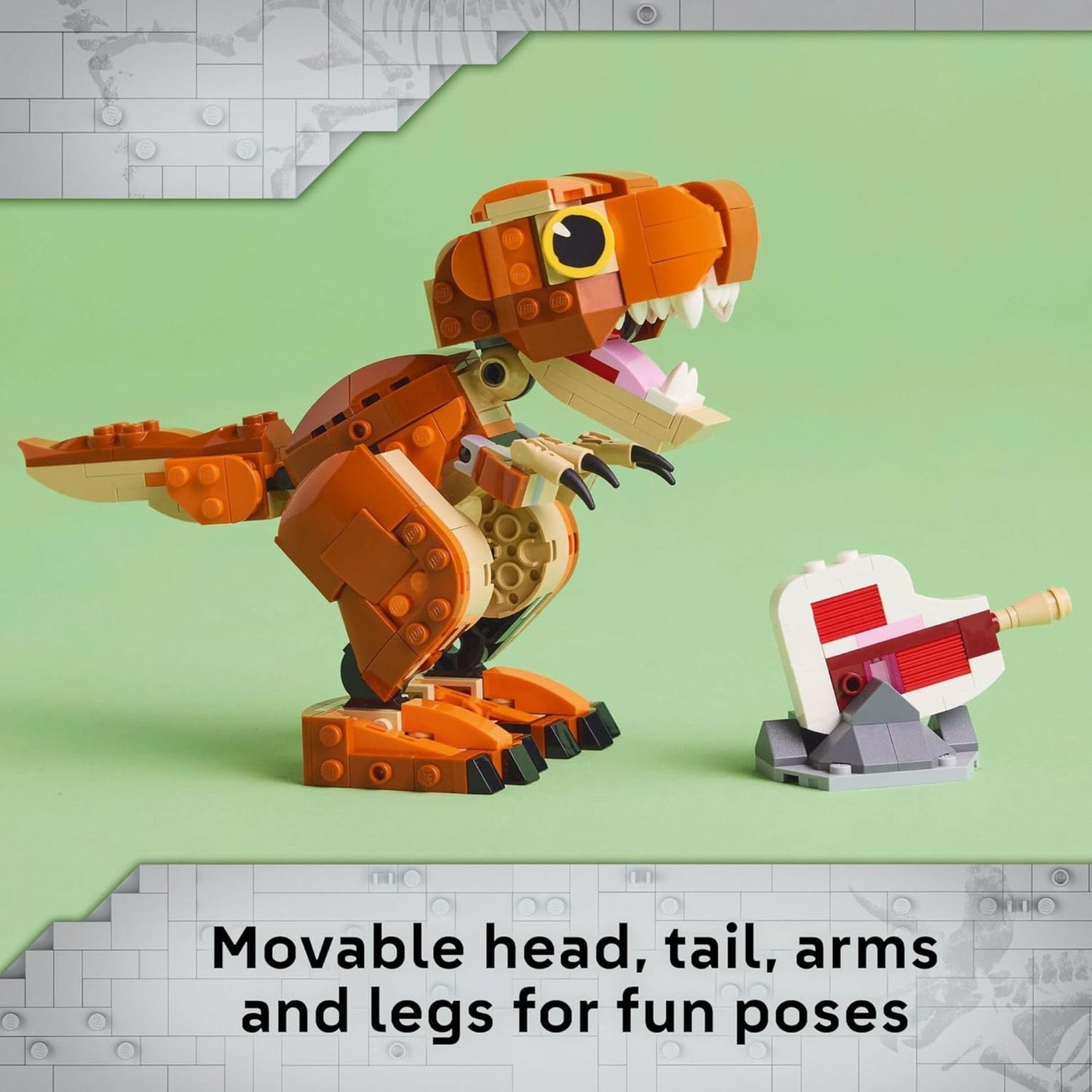 LEGO® Jurassic World Little Eatie T Rex  Dinosaur Building Kit 76967, 317 Pieces