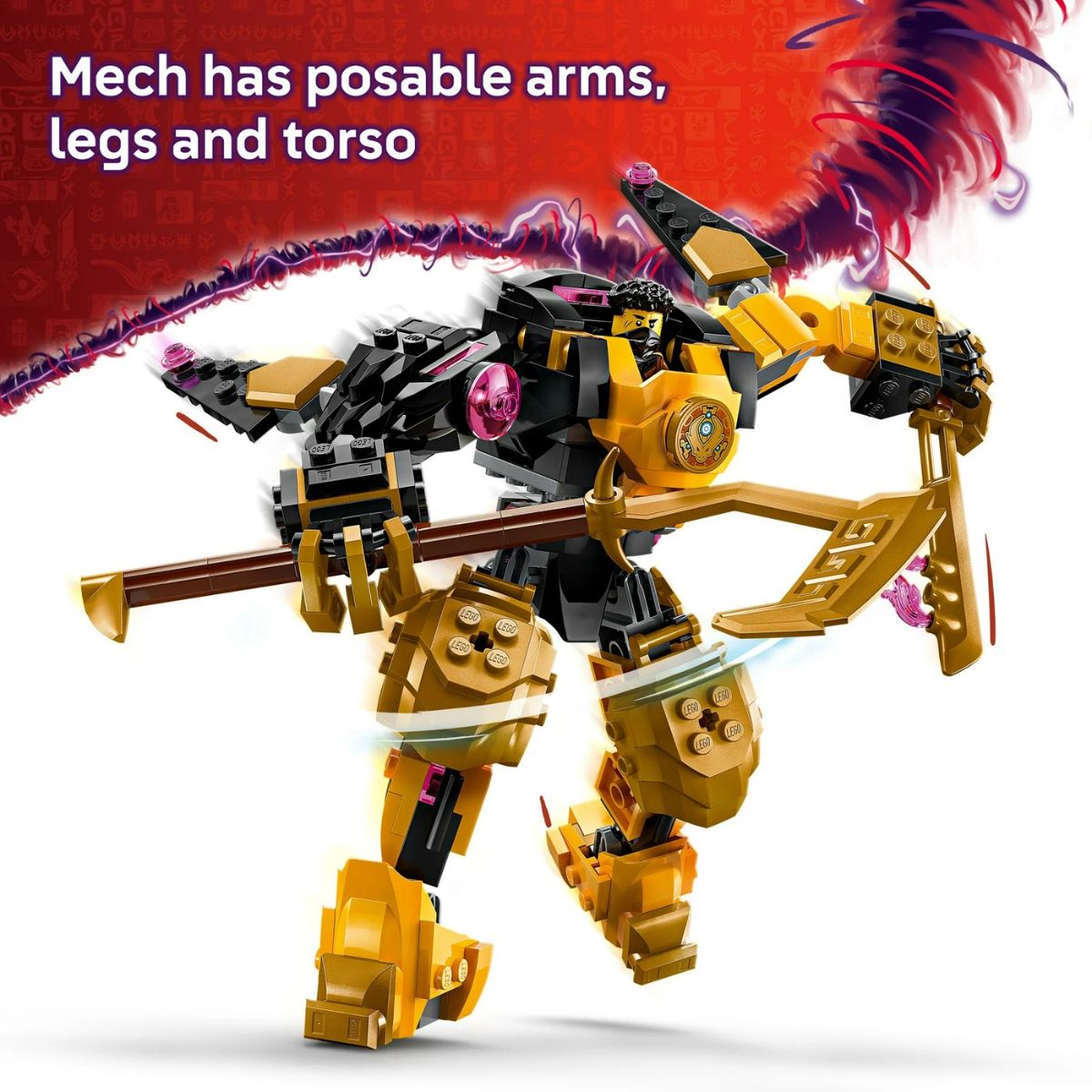 LEGO® NINJAGO Arin’s Spinjitzu Battle Mech Building Kit 71839, 213 Pieces