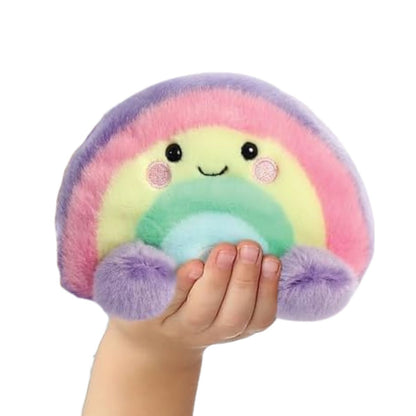 Aurora® Palm Pals™ Vivi Rainbow™ 5 Inch Stuffed Plush Toy #1-036 Whimsical