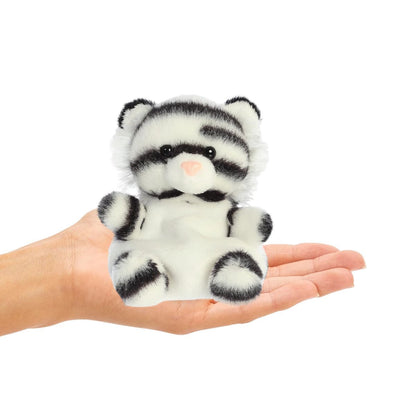 Aurora® Palm Pals™ Kira White Tiger™ 5 Inch Stuffed Animal Toy #1-136 Zoo