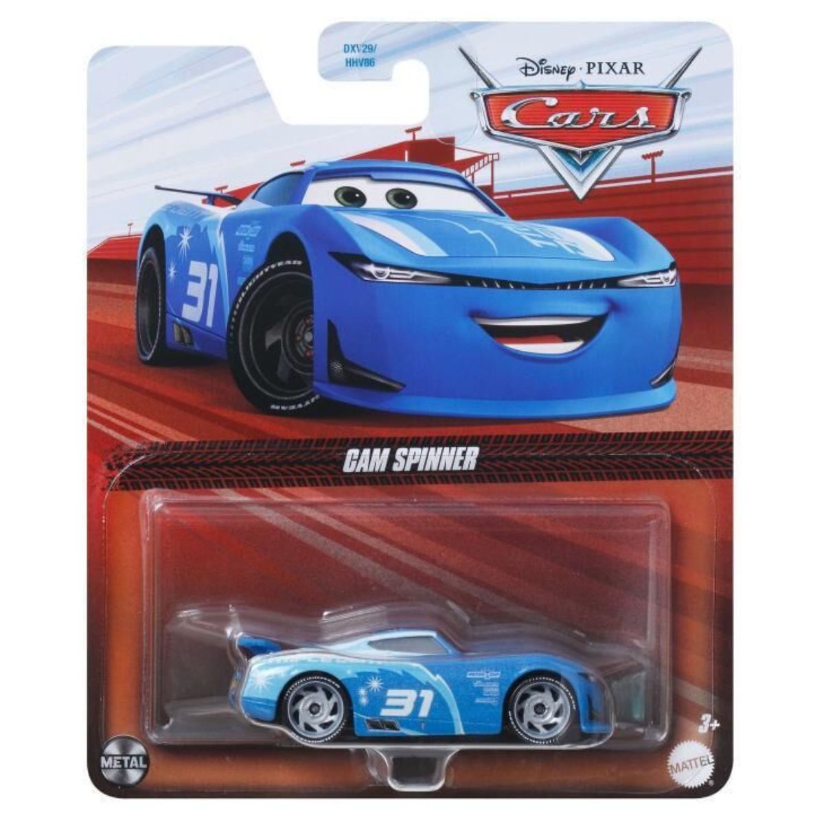 Disney Pixar Cars Character Cam Spinner Die-Cast Vehicle Car, Scale 1:55