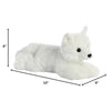 Aurora® Flopsie™ Artic White Fox 12 Inch Stuffed Animal Plush