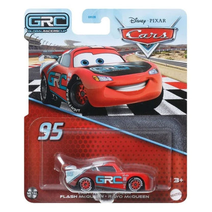 Disney Pixar Cars Global Racers Cup Character GRC Lightning McQueen Die-Cast Vehicle Car, Scale 1:55