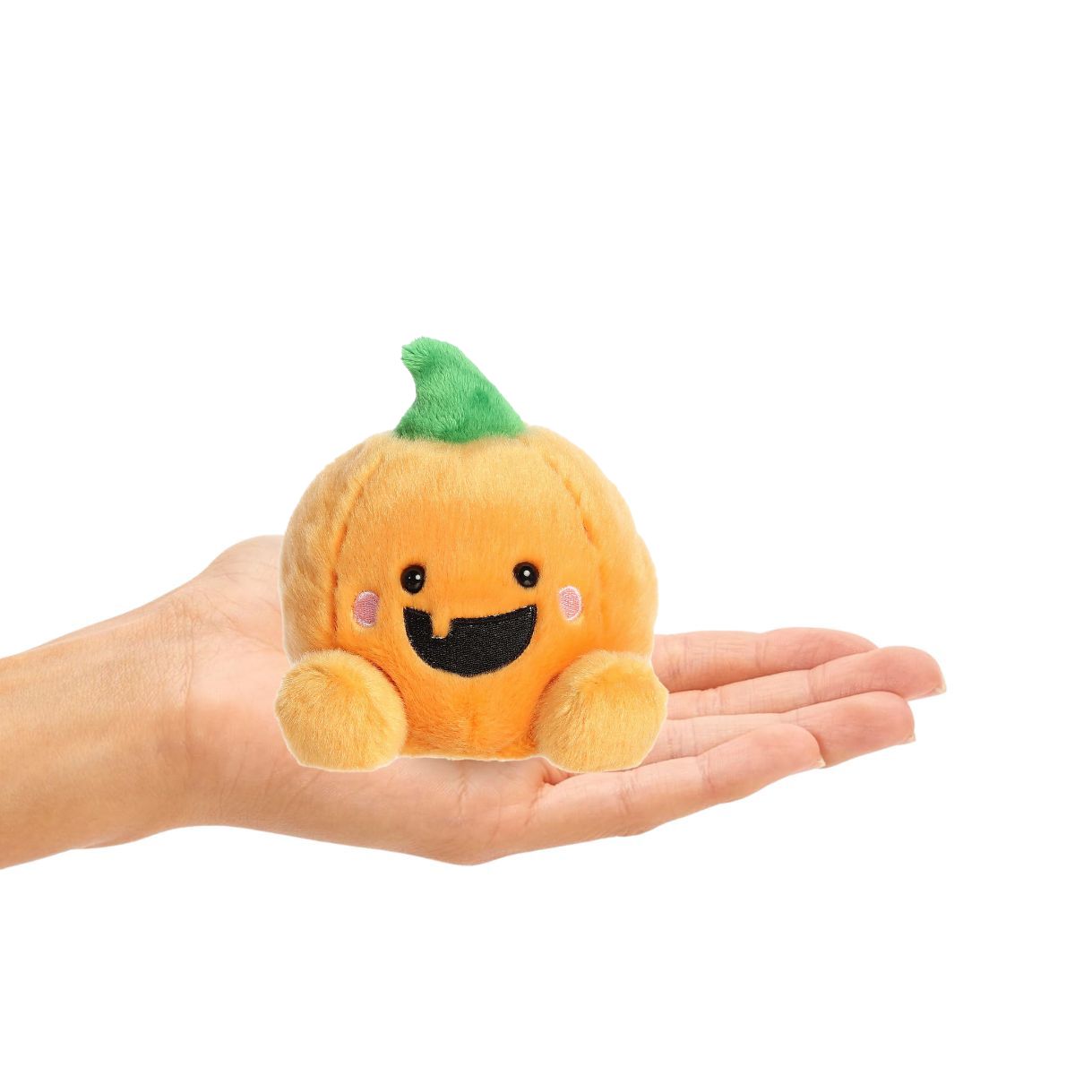 Aurora® Palm Pals™ Gourdon Jack O'Lantern™ 5 Inch Stuffed Animal Toy #1-471 Seasonal