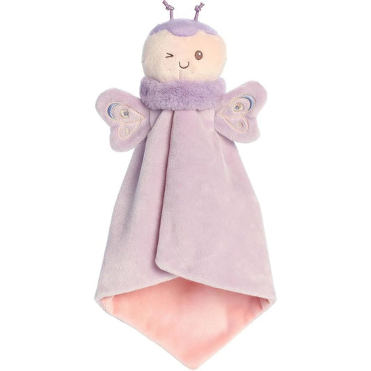 Aurora® Cuddler Flutterfly the Butterfly Luvster Cuddle Blanky 16" Inch Security Blanket Stuffed Animal Plush Toy