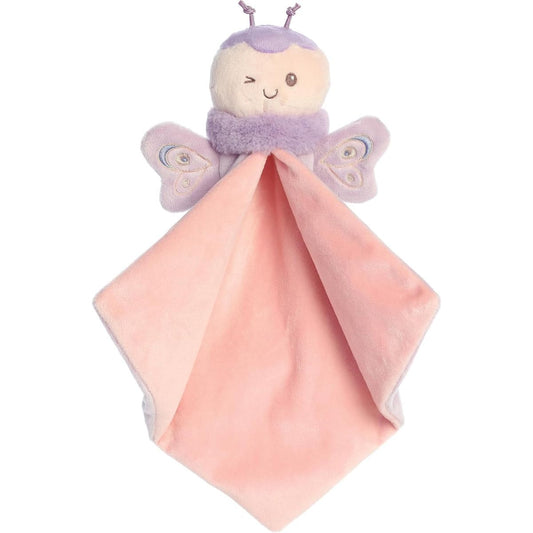 Aurora® Cuddler Flutterfly the Butterfly Luvster Cuddle Blanky 16" Inch Security Blanket Stuffed Animal Plush Toy
