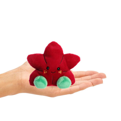 Aurora® Palm Pals™ Carmine Poinsettia™ 5 Inch Stuffed Animal Toy #1-459 Seasonal