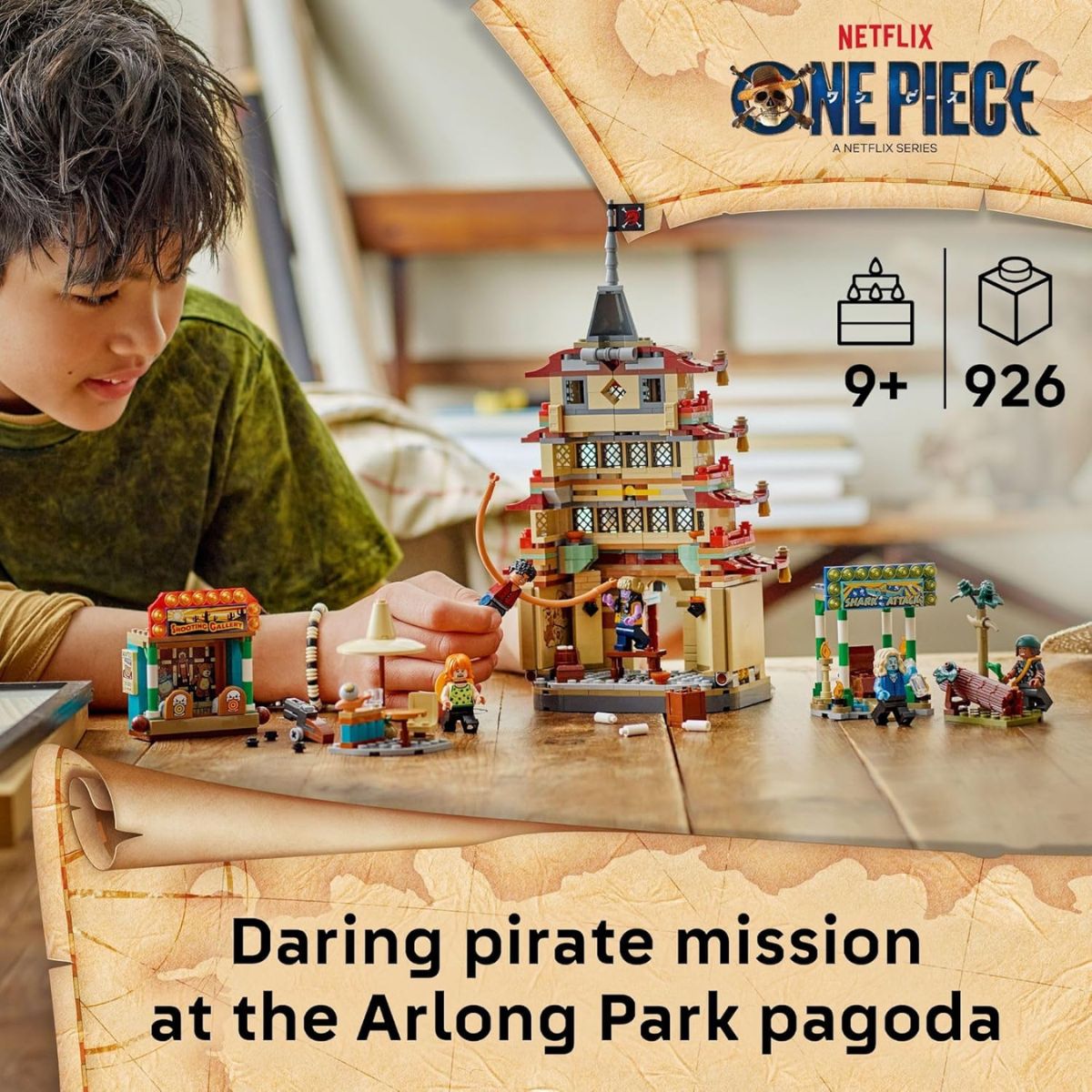 LEGO® ONE PIECE Battle at Arlong Park Building Kit 75638, 926 Pieces